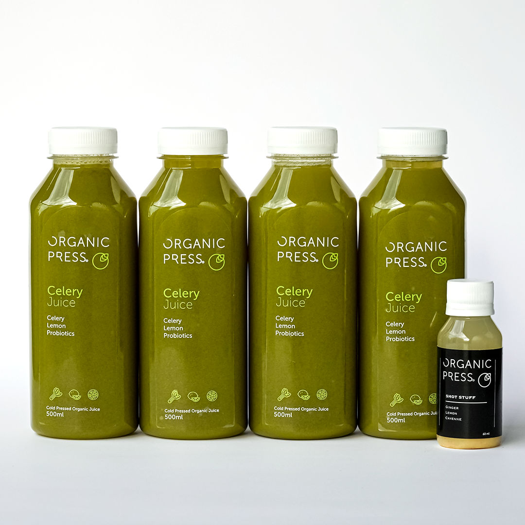 Celery Pack (4 Juices & 1 Shot)